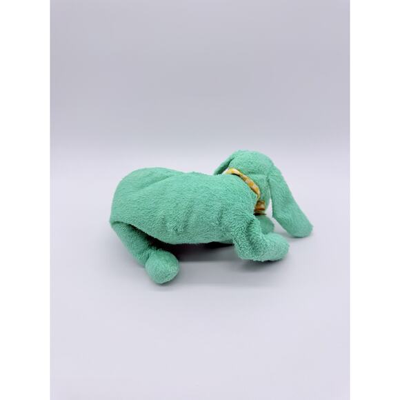 Ty Beanie Babies Diddley Green Dog Plush Stuffed Animal Toy 6" 2001 - Picture 3 of 8